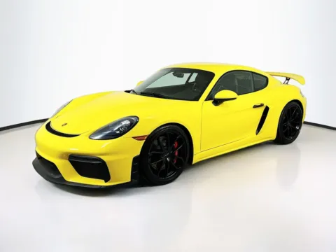 Yellow 2022 Porsche 718 Cayman GT4 for sale in Mocksville, NC