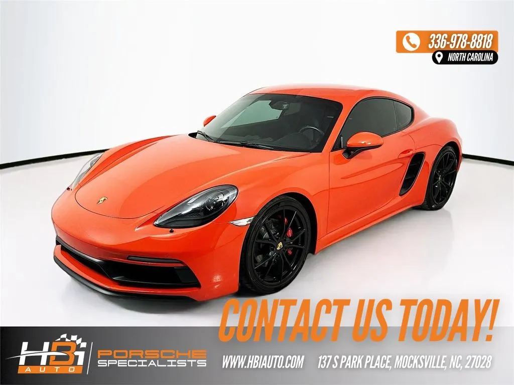 2018 Porsche 718 Cayman GTS