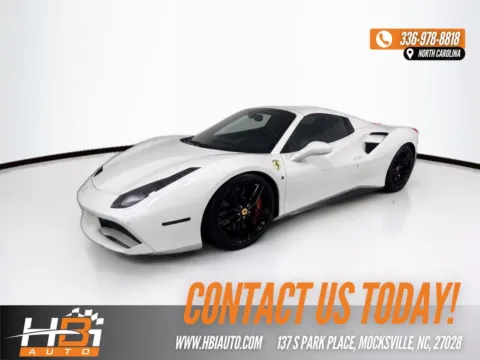White 2018 Ferrari 488 Spider for sale in Mocksville, NC