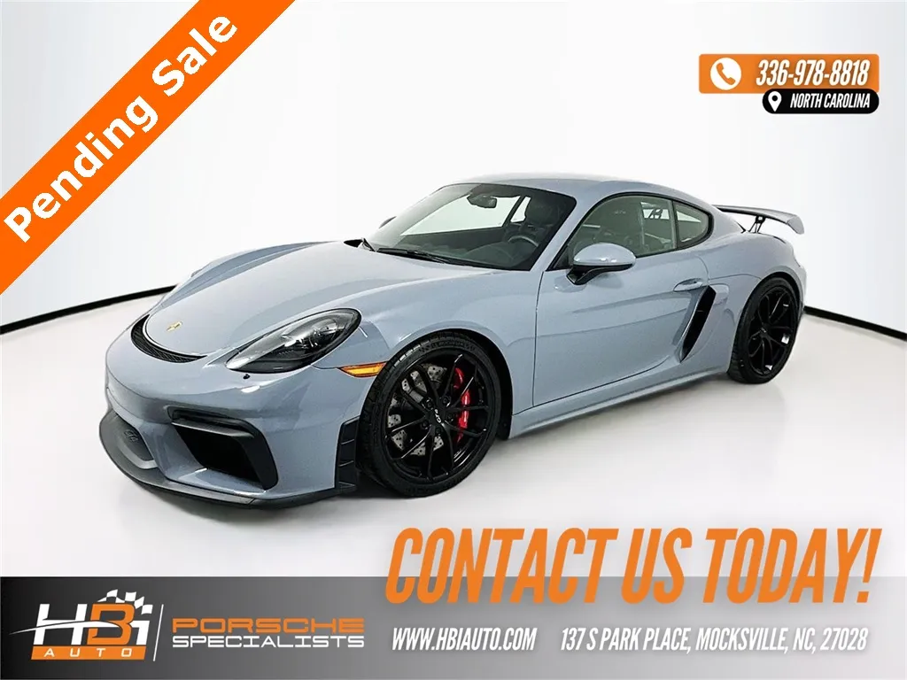 Used 2023 Porsche 718 Cayman GT4 for sale in Mocksville, NC at HBI