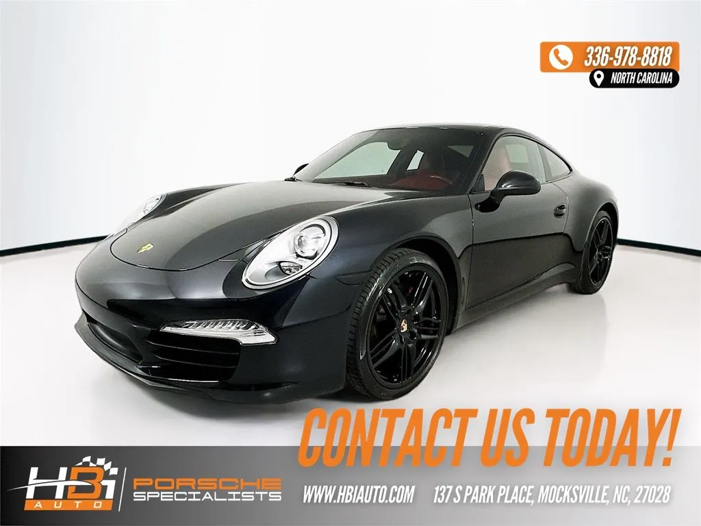 Black 2015 Porsche 911 Carrera for sale in Mocksville, NC