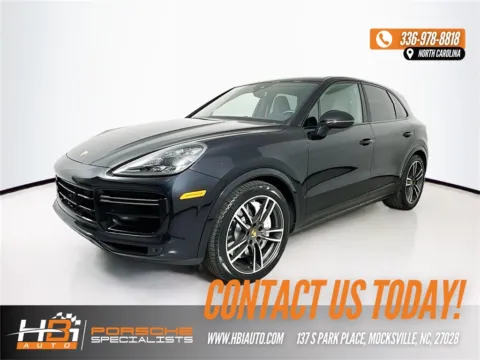 Black 2019 Porsche Cayenne Turbo for sale in Mocksville, NC