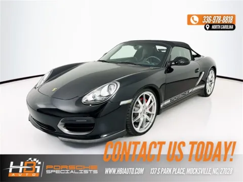 Black 2011 Porsche Boxster Spyder for sale in Mocksville, NC