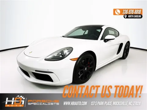 White 2018 Porsche 718 Cayman for sale in Mocksville, NC