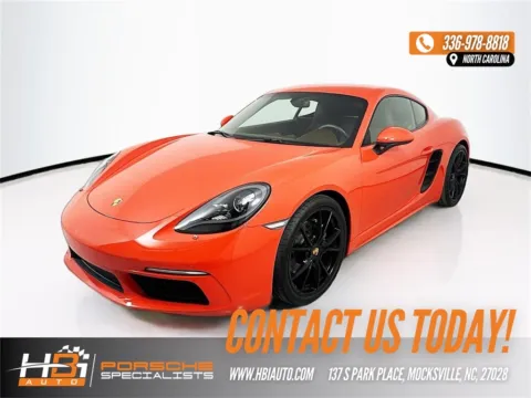 Orange 2017 Porsche 718 Cayman for sale in Mocksville, NC