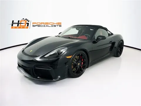 Black 2021 Porsche 718 Spyder for sale in Mocksville, NC