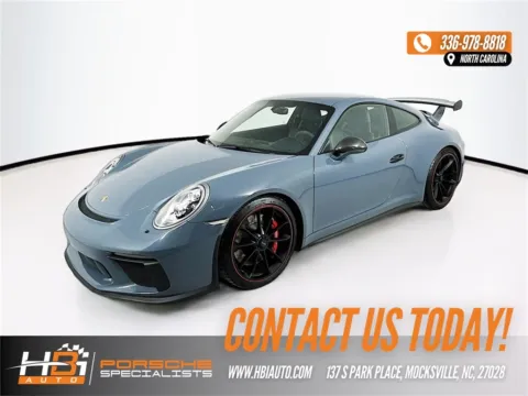 Gray 2018 Porsche 911 GT3 for sale in Mocksville, NC