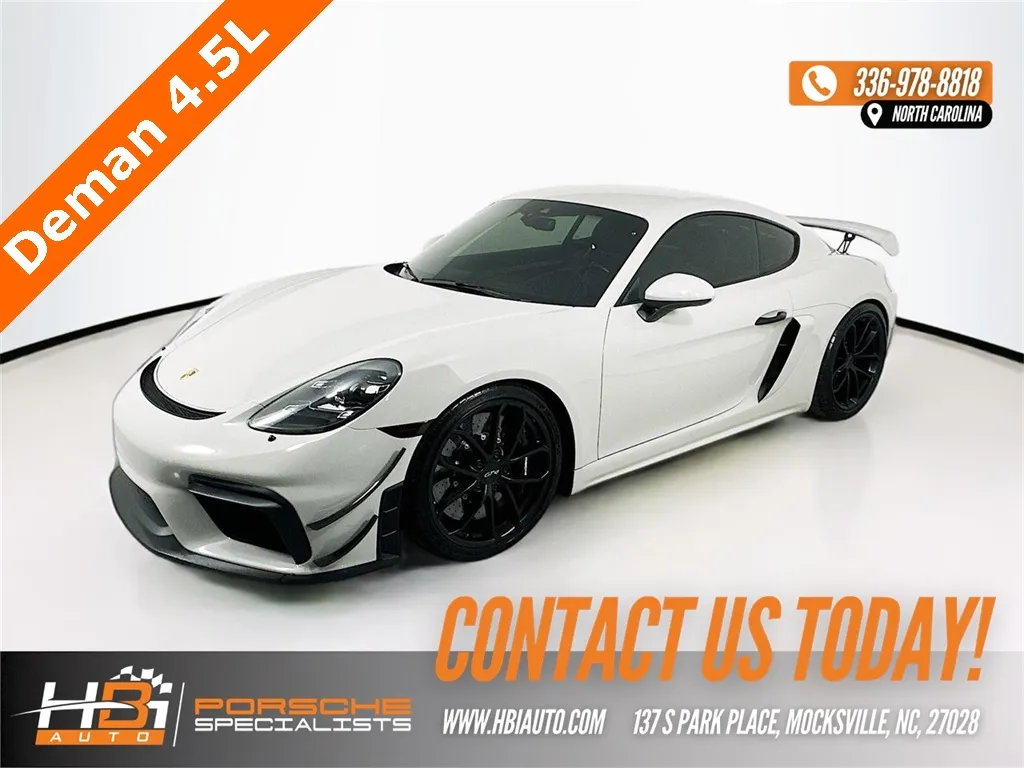 Used 2020 Porsche 718 Cayman GT4 for sale in Mocksville, NC at HBI