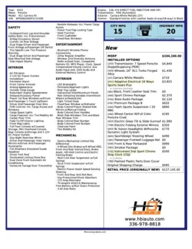Photos of 2015 Porsche 911 Carrera 4S for sale in Mocksville, NC at HBi Auto