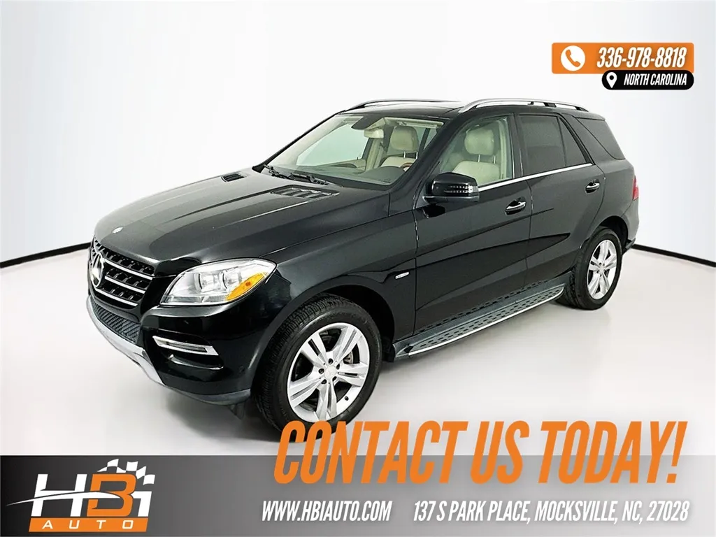 Black 2012 Mercedes-Benz M-Class ML 350 for sale in Mocksville, NC
