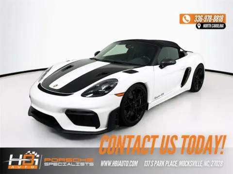 White 2024 Porsche 718 Spyder RS Roadster for sale in Mocksville, NC
