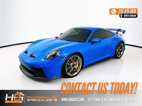 Blue 2022 Porsche 911 GT3 for sale in Mocksville, NC