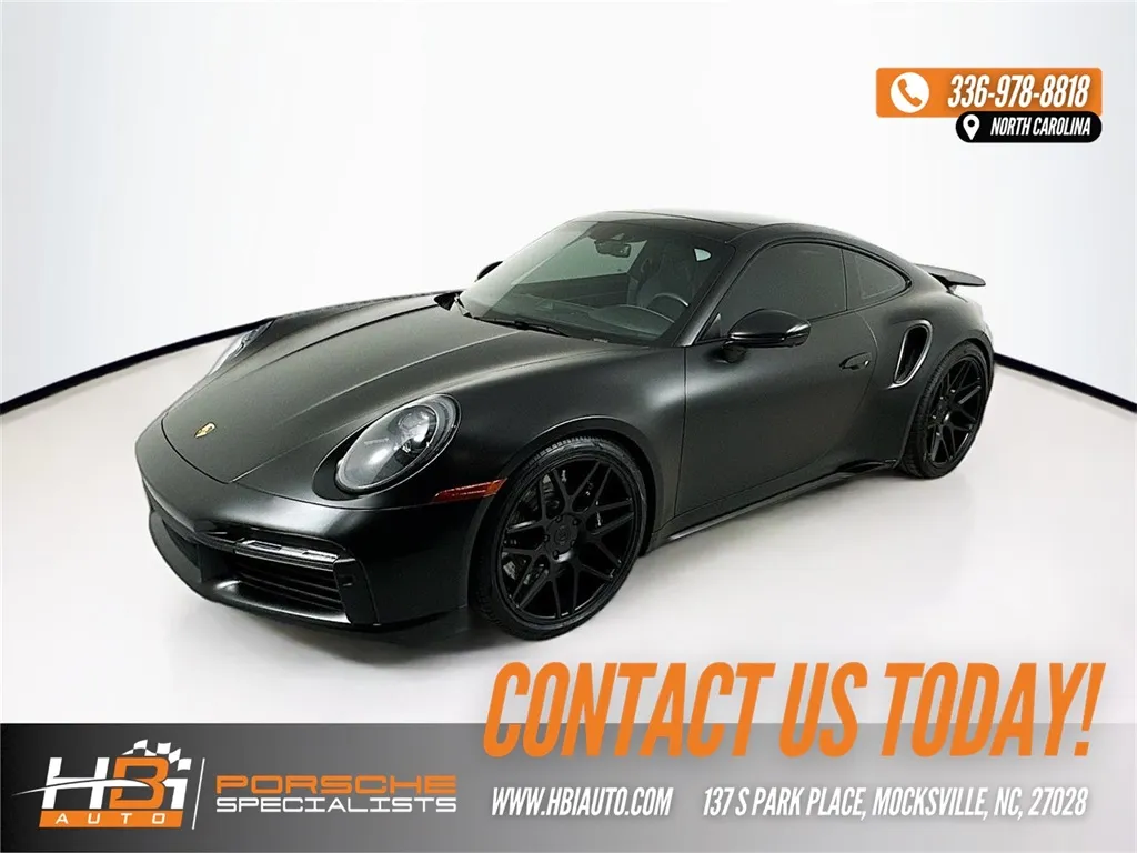 Black 2023 Porsche 911 Turbo for sale in Mocksville, NC