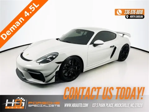 Gray 2020 Porsche 718 Cayman GT4 for sale in Mocksville, NC