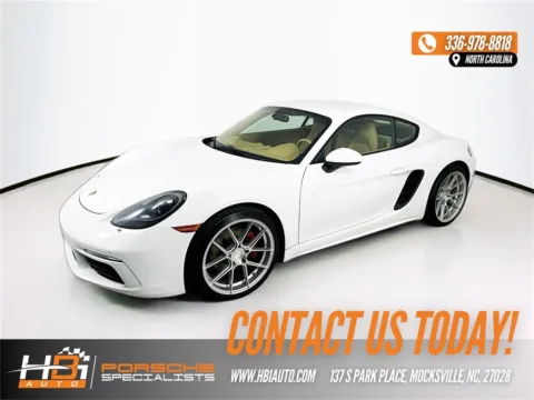 White 2017 Porsche 718 Cayman for sale in Mocksville, NC