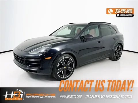 Black 2021 Porsche Cayenne Turbo for sale in Mocksville, NC