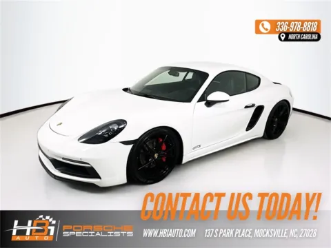 White 2018 Porsche 718 Cayman GTS for sale in Mocksville, NC