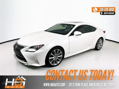 White 2015 Lexus RC 350 for sale in Mocksville, NC