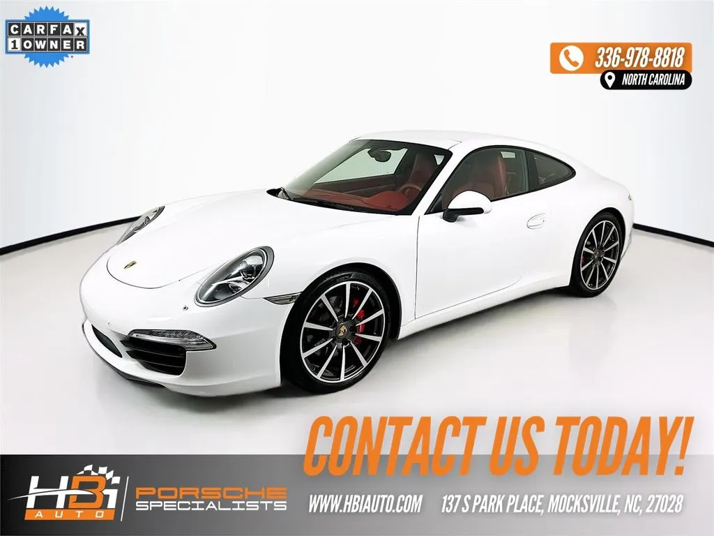 White 2013 Porsche 911 Carrera S for sale in Mocksville, NC