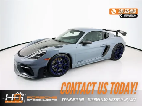 Gray 2025 Porsche 718 Cayman GT4 RS for sale in Mocksville, NC