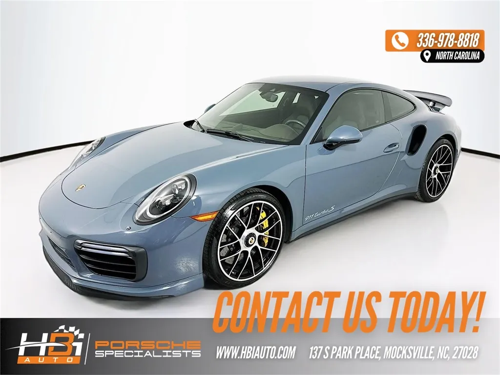 Gray 2017 Porsche 911 Turbo S for sale in Mocksville, NC