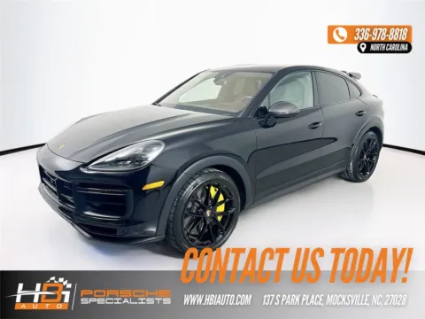 Black 2023 Porsche Cayenne Coupe Turbo GT for sale in Mocksville, NC