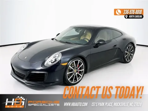 Black 2017 Porsche 911 Carrera S for sale in Mocksville, NC