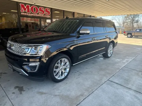 Black 2019 Ford Expedition Max Platinum for sale in South Pittsburg, TN