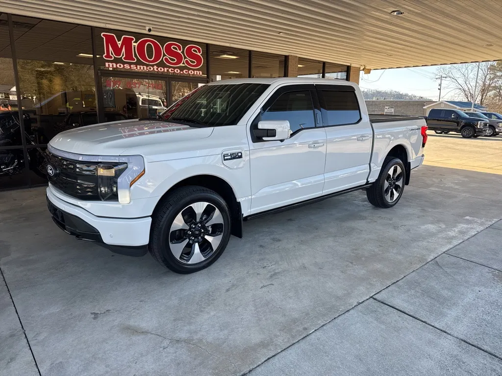 Used 2024 Ford F-150 Lightning Platinum with VIN 1FT6W7L77RWG29128 for sale in South Pittsburg, TN