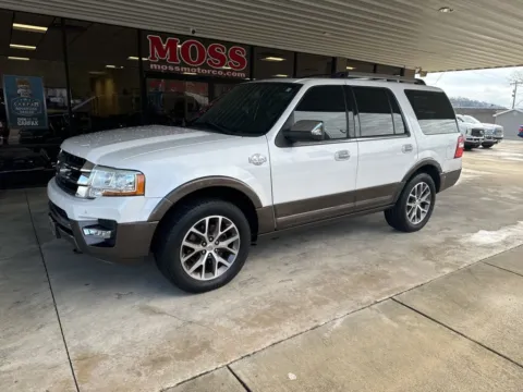 White 2015 Ford Expedition King Ranch for sale in South Pittsburg, TN