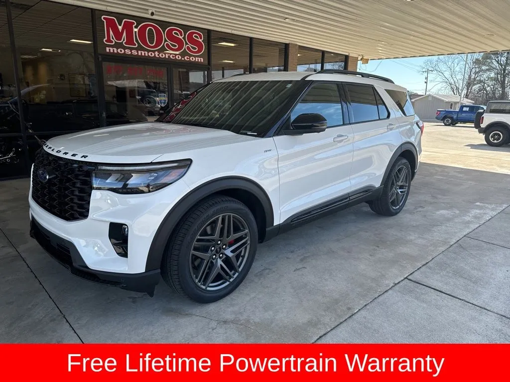 White 2026 Ford Explorer ST-Line for sale in South Pittsburg, TN