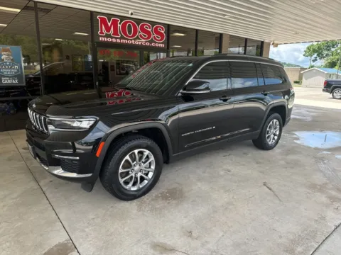 Black 2021 Jeep Grand Cherokee L Limited for sale in South Pittsburg, TN