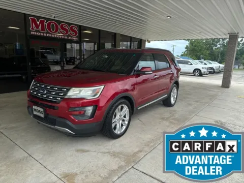 Red 2016 Ford Explorer Limited for sale in South Pittsburg, TN