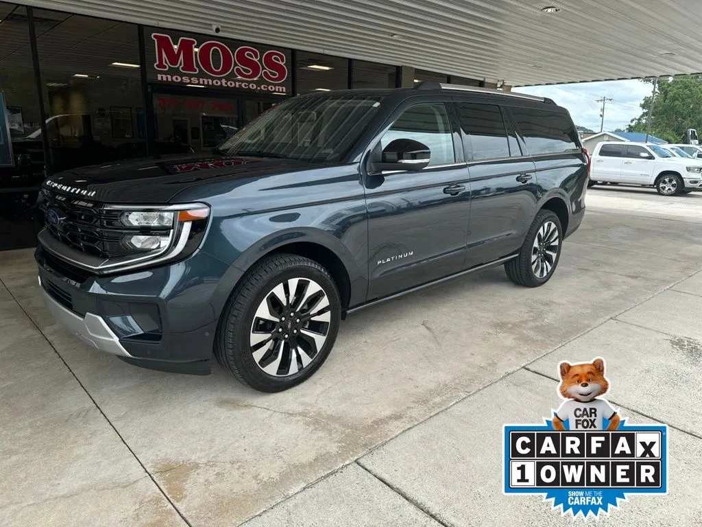 Blue 2025 Ford Expedition Max Platinum for sale in South Pittsburg, TN
