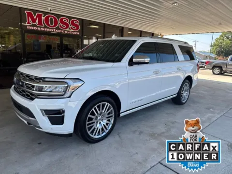 White 2023 Ford Expedition Max Platinum for sale in South Pittsburg, TN