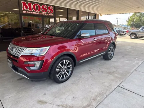 Red 2017 Ford Explorer Platinum for sale in South Pittsburg, TN