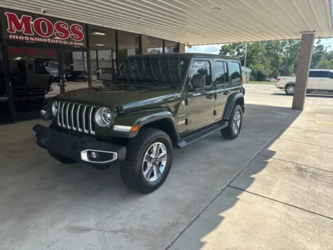 Green 2021 Jeep Wrangler Unlimited Sahara for sale in South Pittsburg, TN