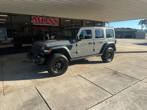 Gray 2023 Jeep Wrangler Rubicon 4xe for sale in South Pittsburg, TN