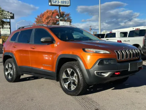 Orange 2015 Jeep Cherokee TrailHawk Sport Utility 4D for sale in Las Cruces, NM
