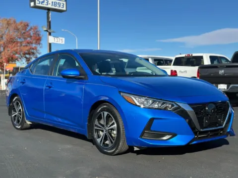 Blue 2023 Nissan Sentra SV Sedan 4D for sale in Las Cruces, NM