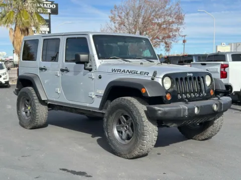 Silver 2012 Jeep Wrangler Unlimited Sahara Sport Utility 4D for sale in Las Cruces, NM
