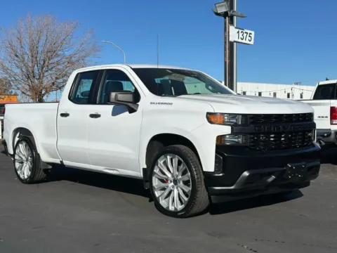 White 2020 Chevrolet Silverado 1500 Double Cab Work Truck Pickup 4D 6 1/2 ft for sale in Las Cruces, NM