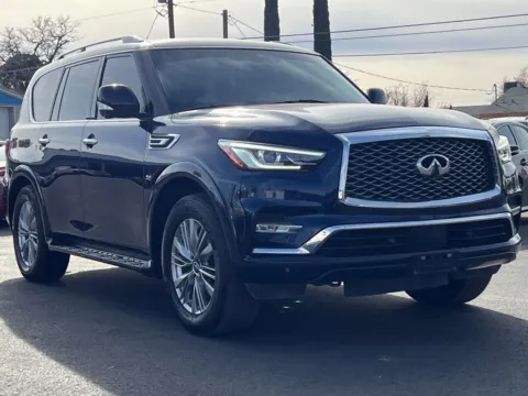 Blue 2020 INFINITI QX80 LUXE Sport Utility 4D for sale in Las Cruces, NM