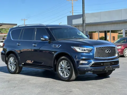 Blue 2020 INFINITI QX80 LUXE Sport Utility 4D for sale in Las Cruces, NM