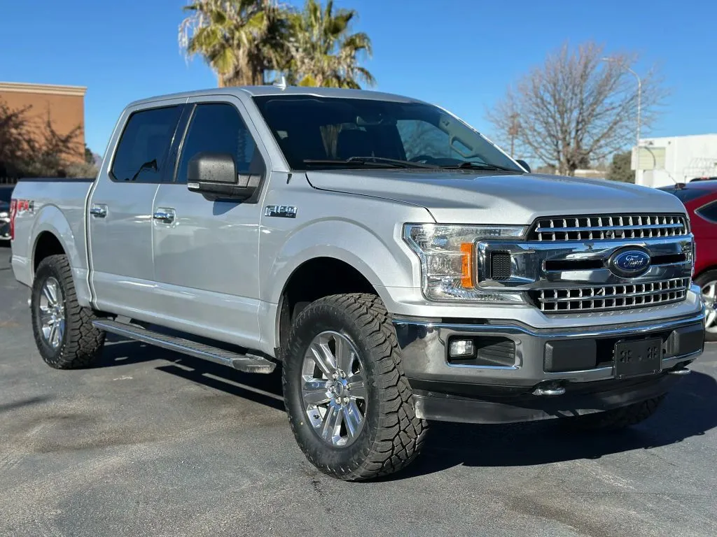 Silver 2018 Ford F-150 SuperCrew Cab XLT Pickup 4D 5 1/2 ft for sale in Las Cruces, NM
