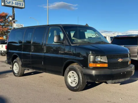 Black 2016 Chevrolet Express 2500 Passenger LS Van 3D for sale in Las Cruces, NM