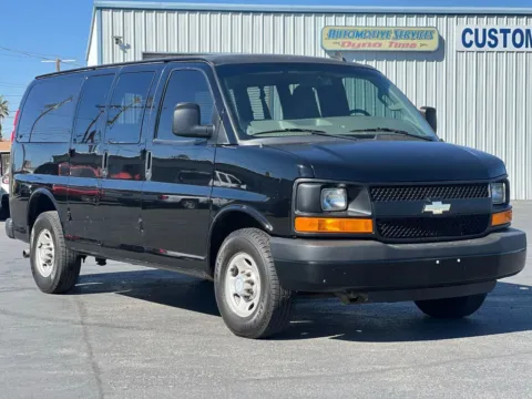 Black 2016 Chevrolet Express 2500 Passenger LS Van 3D for sale in Las Cruces, NM