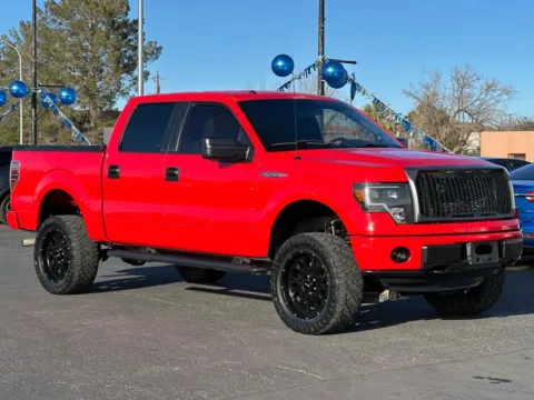 Red 2014 Ford F-150 SuperCrew Cab STX Pickup 4D 5 1/2 ft for sale in Las Cruces, NM