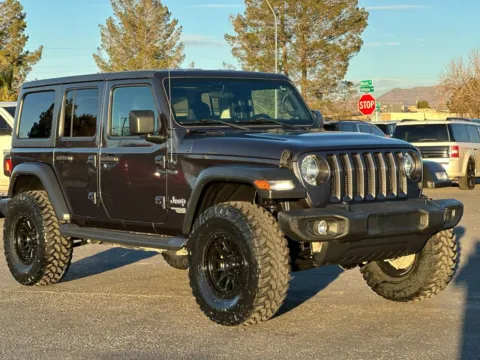Gray 2020 Jeep Wrangler Unlimited Sport S Sport Utility 4D for sale in Las Cruces, NM