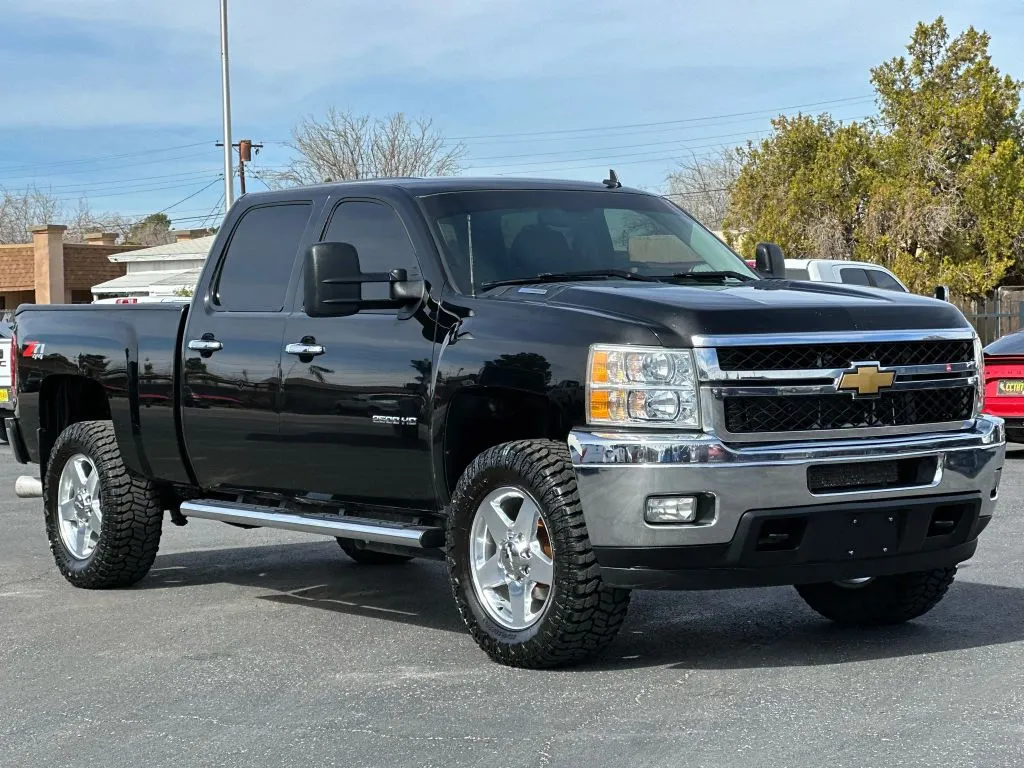 Black 2012 Chevrolet Silverado 2500 HD Crew Cab LTZ Pickup 4D 6 1/2 ft for sale in Las Cruces, NM